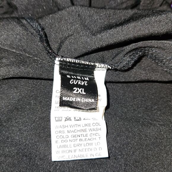 Shein Curve Black Dress - Size 2X - Elegant and Versatile - Picture 5 of 6